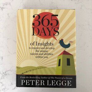 365 DAYS of Insights Hardcover Book by Peter Legge Size OS